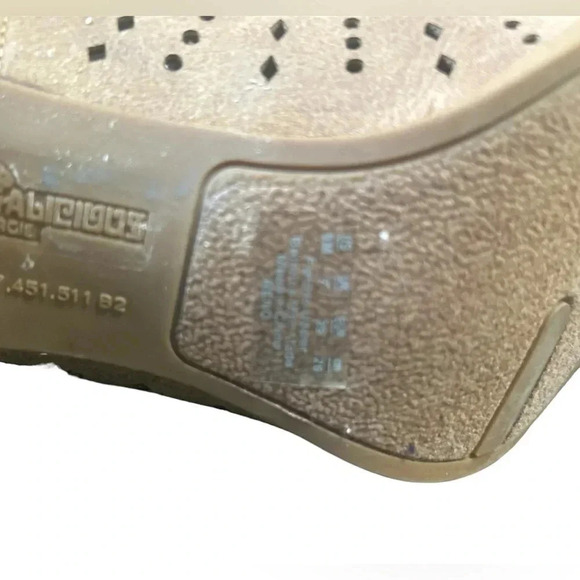 Fergalicious Shootie Boots Peep Toe Tan Suede Ankle Boots Size 9 - Picture 5 of 6